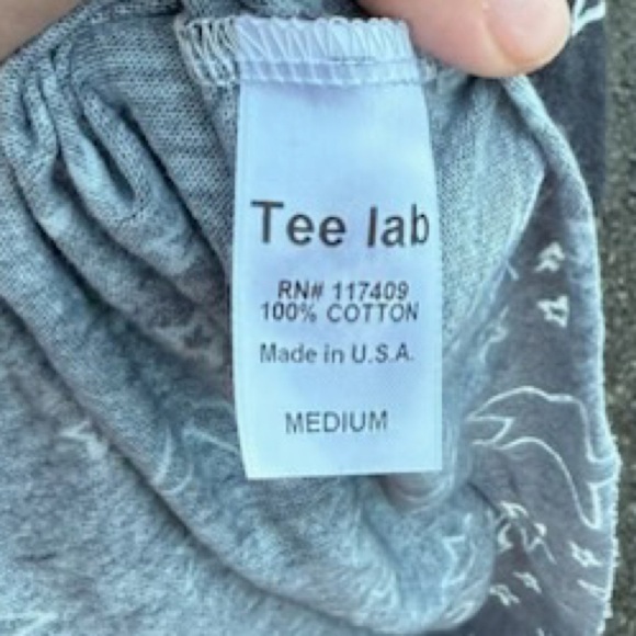 Frank & Eileen  Tee Lab Starry Tank Top - Dark Gray & White Size M - Picture 4 of 4